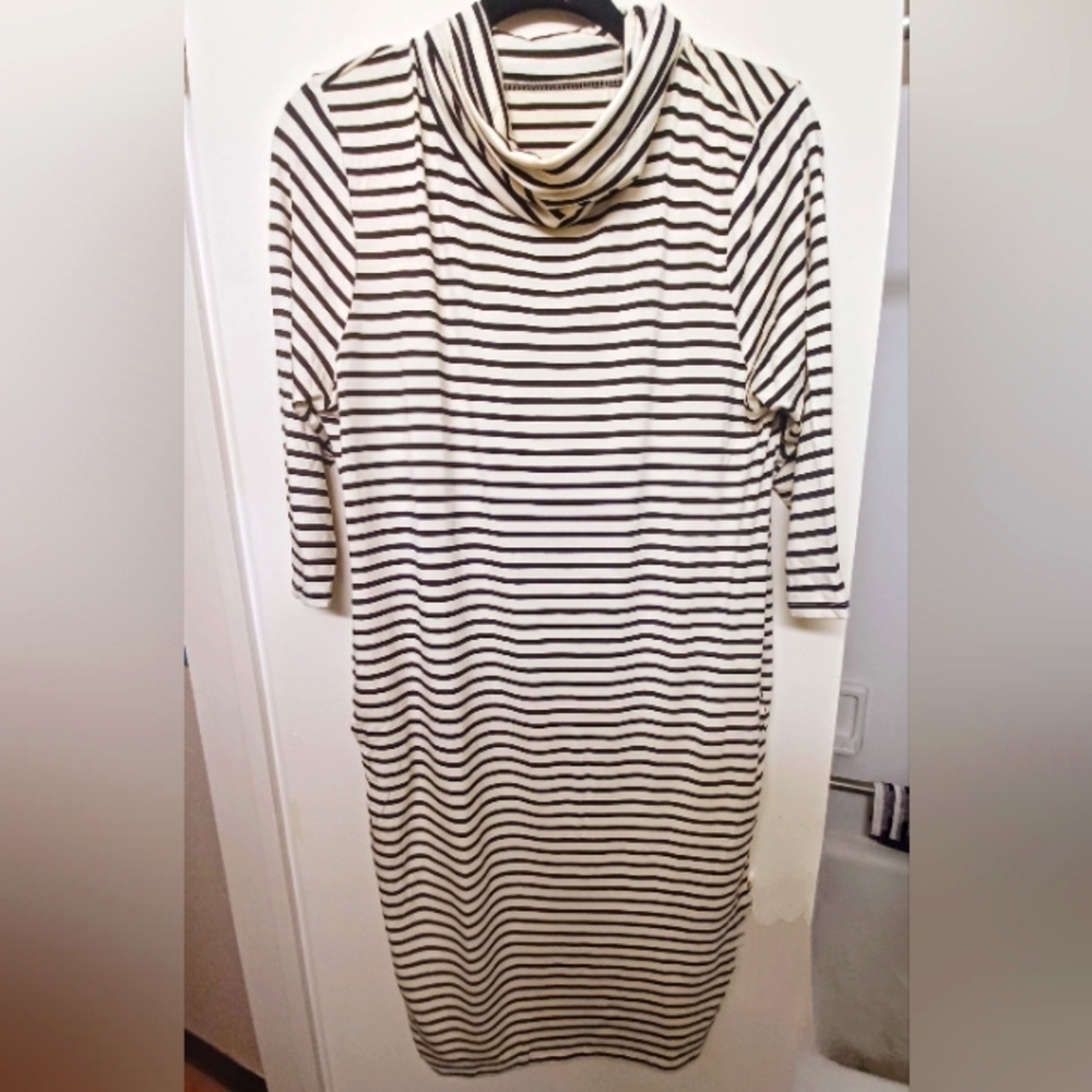 NavyJune Maternity Stretch Bodycon Dress